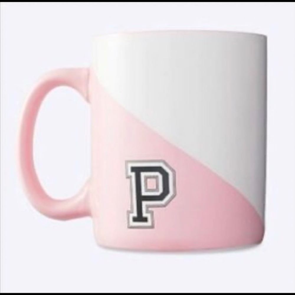 💕NWT PINK MONOGRAM OVERSIZED MUG💕